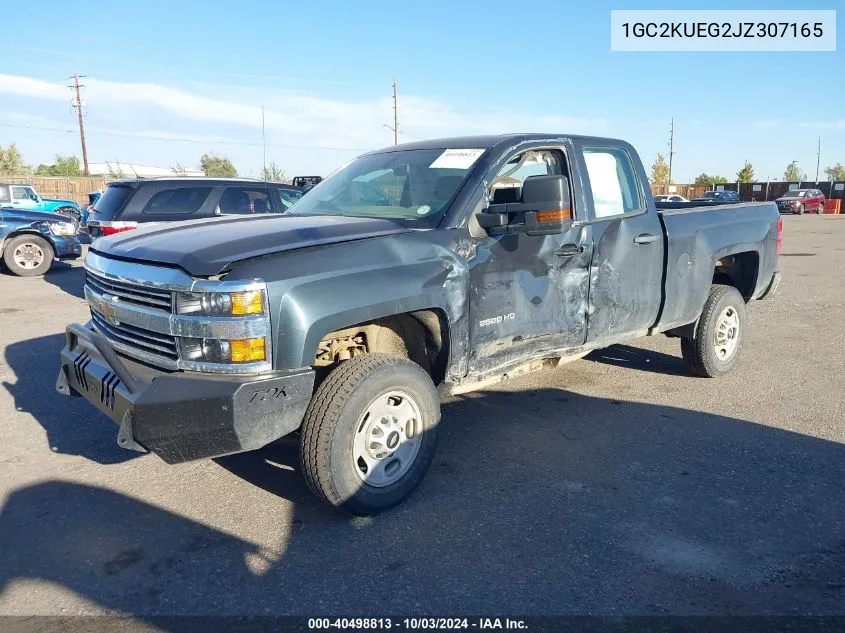 2018 Chevrolet Silverado 2500Hd Wt VIN: 1GC2KUEG2JZ307165 Lot: 40498813