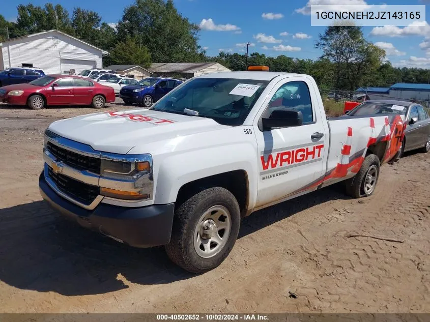 1GCNCNEH2JZ143165 2018 Chevrolet Silverado 1500 Wt