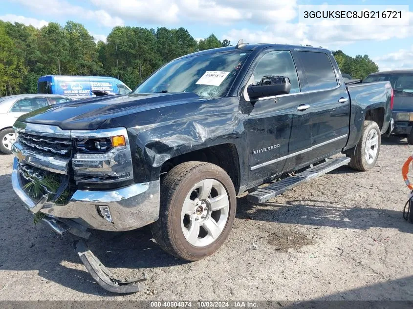 3GCUKSEC8JG216721 2018 Chevrolet Silverado 1500 1Lz