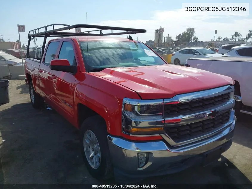 2018 Chevrolet Silverado 1500 1Lt VIN: 3GCPCREC5JG512346 Lot: 40519285