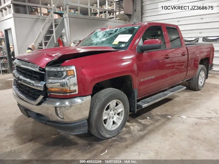 2018 Chevrolet Silverado 1500 1Lt VIN: 1GCVKREC1JZ368675 Lot: 40523249