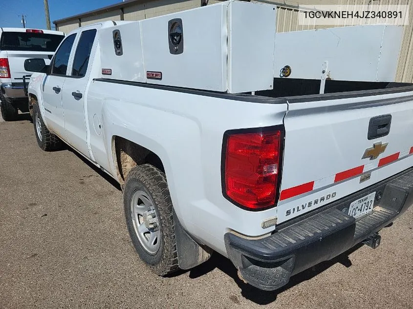 2018 Chevrolet Silverado K1500/K1500 Ls VIN: 1GCVKNEH4JZ340891 Lot: 40524672