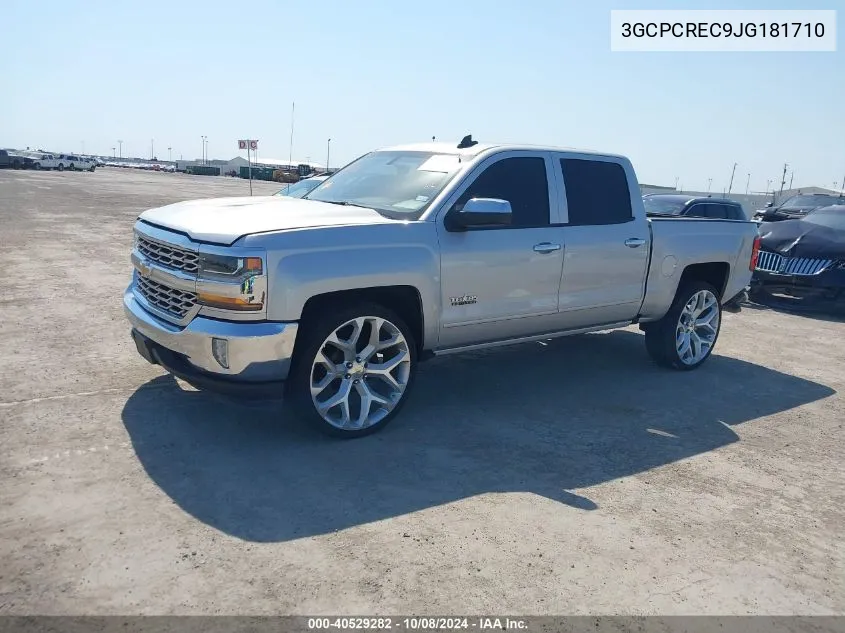 3GCPCREC9JG181710 2018 Chevrolet Silverado 1500 1Lt