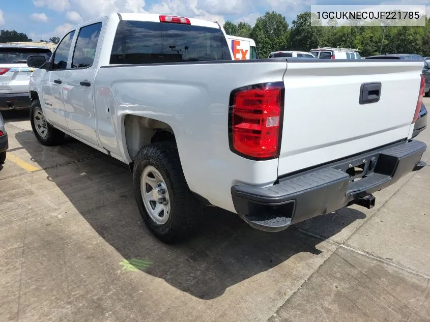 2018 Chevrolet Silverado 1500 Wt VIN: 1GCUKNEC0JF221785 Lot: 40539493