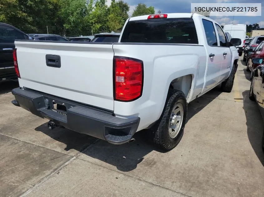 2018 Chevrolet Silverado 1500 Wt VIN: 1GCUKNEC0JF221785 Lot: 40539493