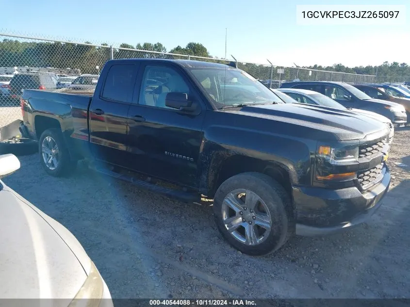 1GCVKPEC3JZ265097 2018 Chevrolet Silverado 1500 Custom