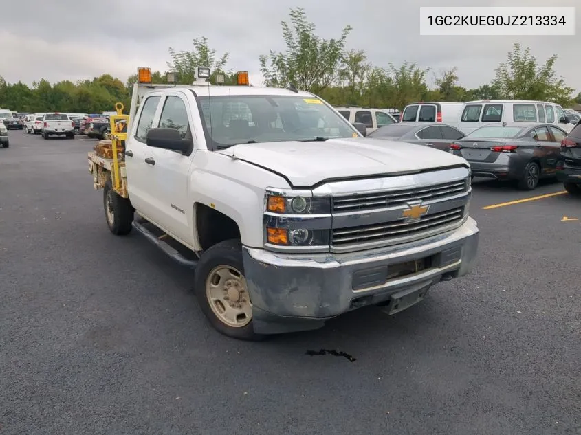 2018 Chevrolet Silverado K2500 Heavy Duty VIN: 1GC2KUEG0JZ213334 Lot: 40548628