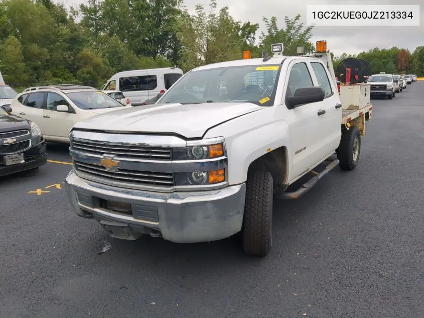 1GC2KUEG0JZ213334 2018 Chevrolet Silverado K2500 Heavy Duty