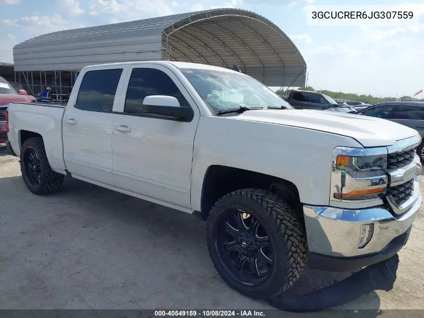 2018 Chevrolet Silverado 1500 C1500 Lt VIN: 3GCUCRER6JG307559 Lot: 40549159