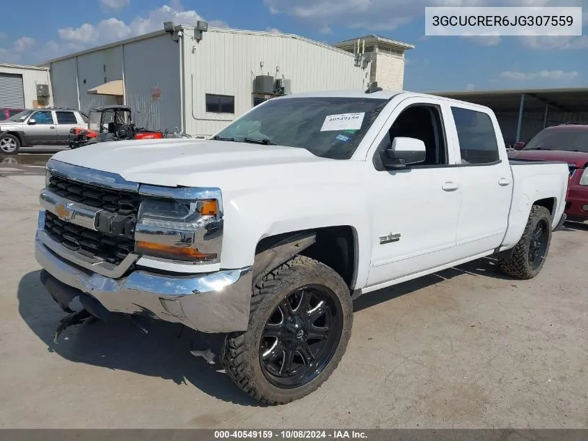 3GCUCRER6JG307559 2018 Chevrolet Silverado 1500 C1500 Lt