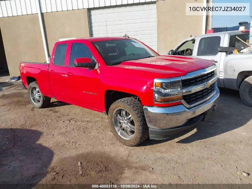 2018 Chevrolet Silverado K1500 Lt VIN: 1GCVKREC7JZ34027 Lot: 40553116