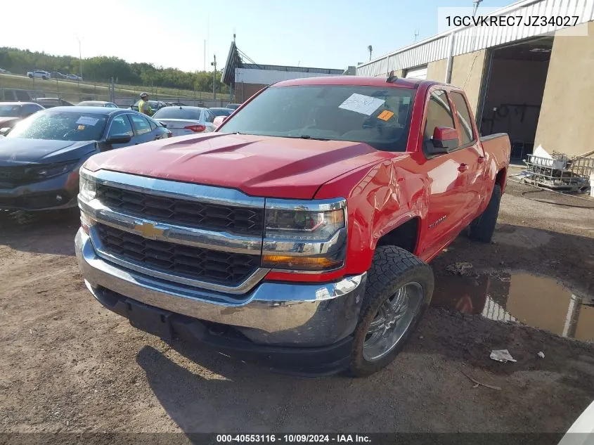 1GCVKREC7JZ34027 2018 Chevrolet Silverado K1500 Lt