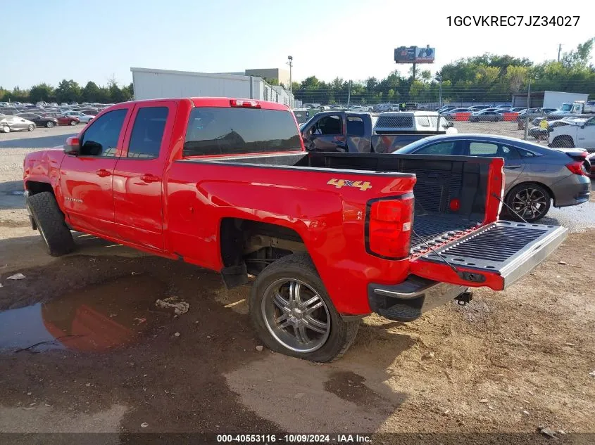 1GCVKREC7JZ34027 2018 Chevrolet Silverado K1500 Lt