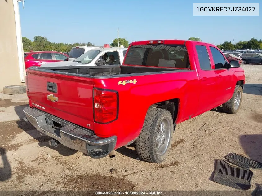 1GCVKREC7JZ34027 2018 Chevrolet Silverado K1500 Lt