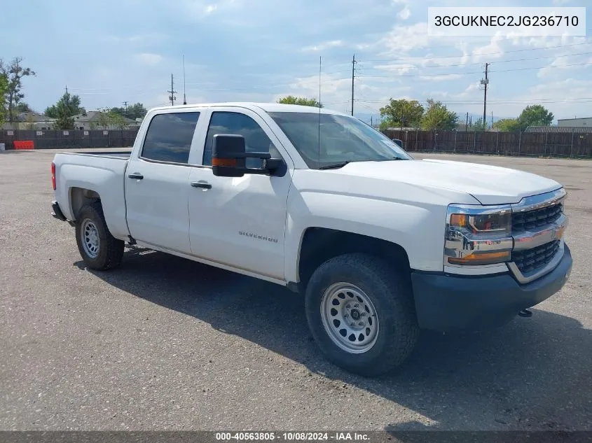 2018 Chevrolet Silverado 1500 Wt VIN: 3GCUKNEC2JG236710 Lot: 40563805