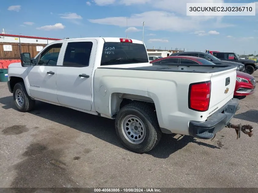 2018 Chevrolet Silverado 1500 Wt VIN: 3GCUKNEC2JG236710 Lot: 40563805