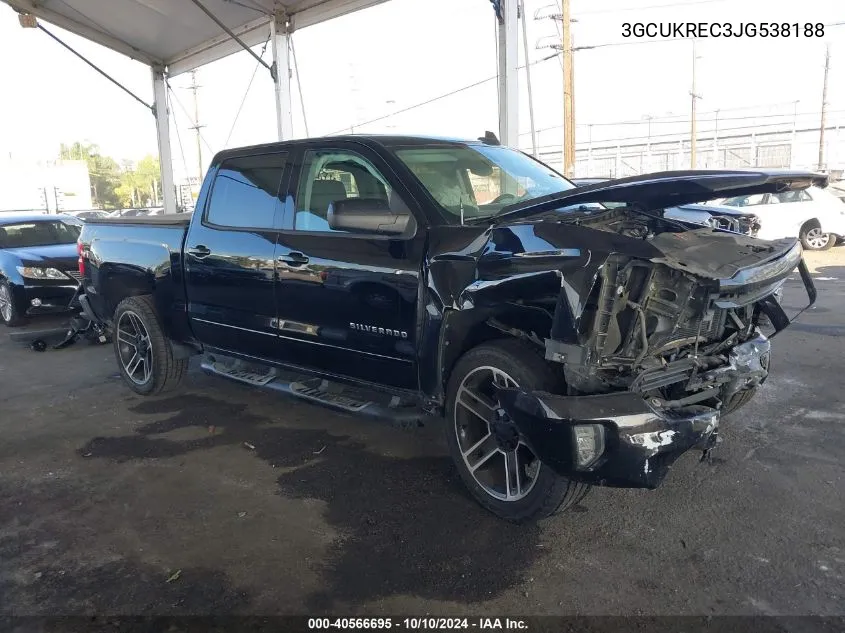 3GCUKREC3JG538188 2018 Chevrolet Silverado 1500 2Lt