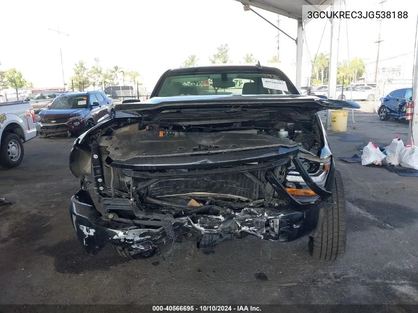 3GCUKREC3JG538188 2018 Chevrolet Silverado 1500 2Lt