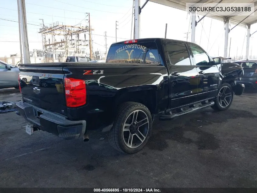 3GCUKREC3JG538188 2018 Chevrolet Silverado 1500 2Lt