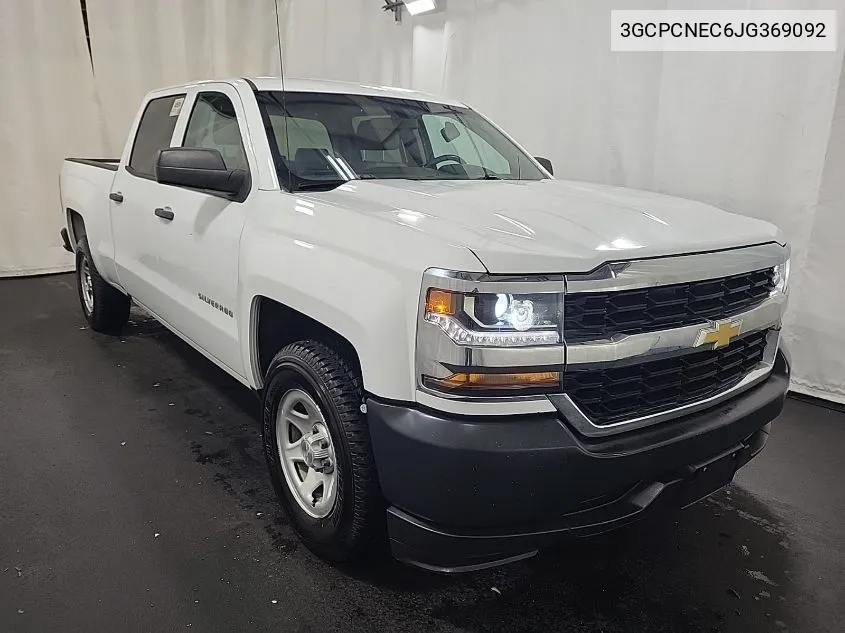 2018 Chevrolet Silverado 1500 Wt VIN: 3GCPCNEC6JG369092 Lot: 40578467