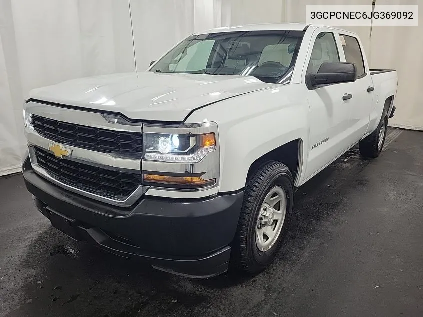 2018 Chevrolet Silverado 1500 Wt VIN: 3GCPCNEC6JG369092 Lot: 40578467