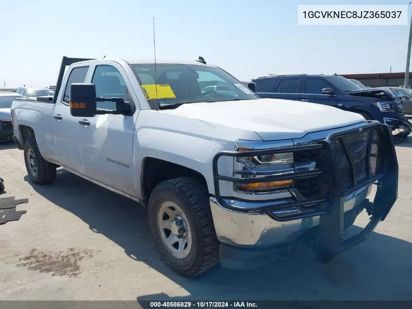 2018 Chevrolet Silverado 1500 Ls VIN: 1GCVKNEC8JZ365037 Lot: 40586829