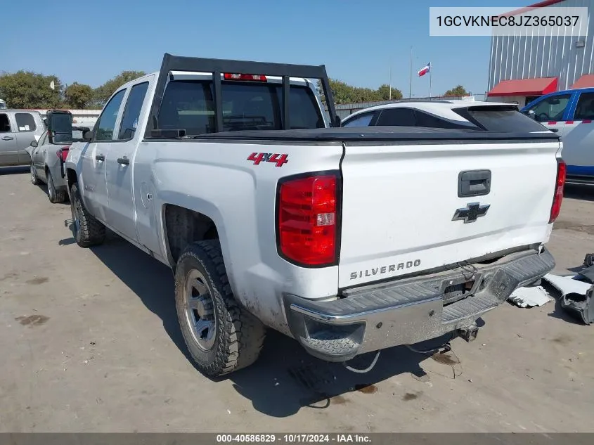 2018 Chevrolet Silverado 1500 Ls VIN: 1GCVKNEC8JZ365037 Lot: 40586829