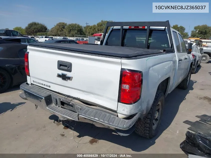 2018 Chevrolet Silverado 1500 Ls VIN: 1GCVKNEC8JZ365037 Lot: 40586829