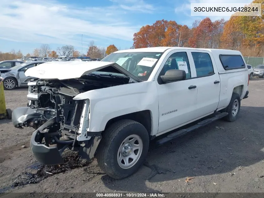 2018 Chevrolet Silverado 1500 Wt VIN: 3GCUKNEC6JG428244 Lot: 40588831