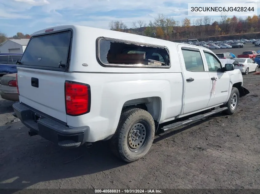 2018 Chevrolet Silverado 1500 Wt VIN: 3GCUKNEC6JG428244 Lot: 40588831