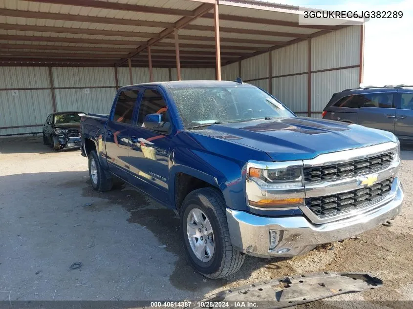 2018 Chevrolet Silverado 1500 K1500 Lt VIN: 3GCUKREC6JG382289 Lot: 40614387