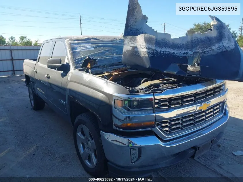 2018 Chevrolet Silverado 1500 1Lt VIN: 3GCPCREC6JG359895 Lot: 40623092