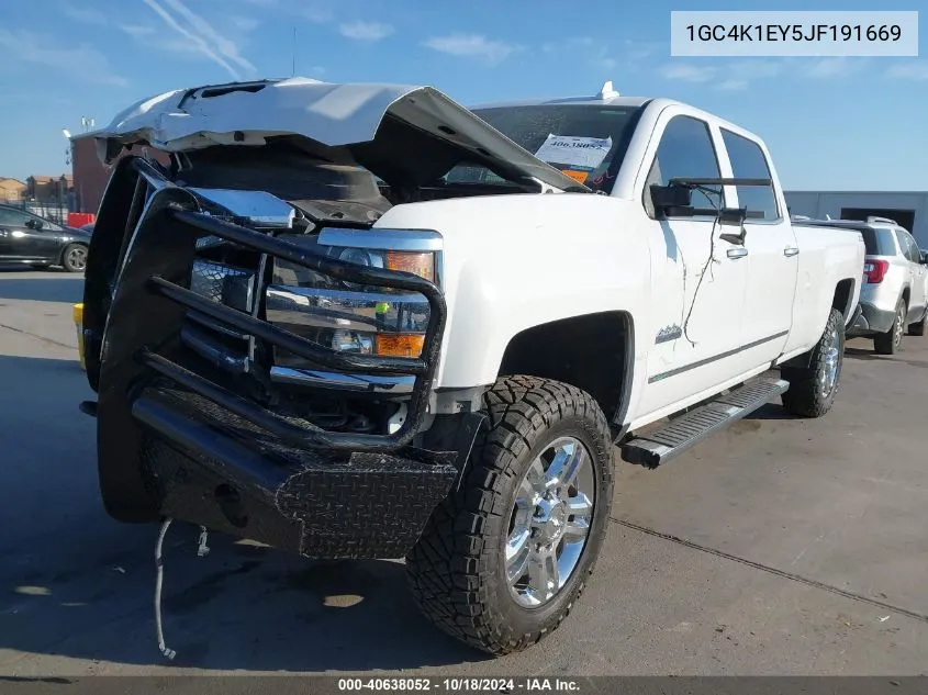 2018 Chevrolet Silverado 3500Hd High Country VIN: 1GC4K1EY5JF191669 Lot: 40638052