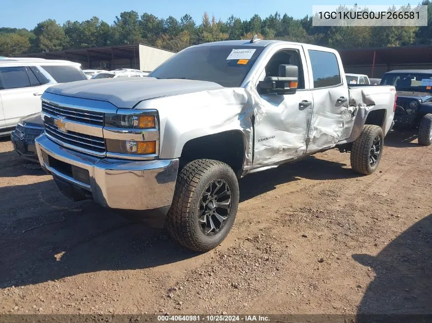 2018 Chevrolet Silverado 2500Hd Wt VIN: 1GC1KUEG0JF266581 Lot: 40640981