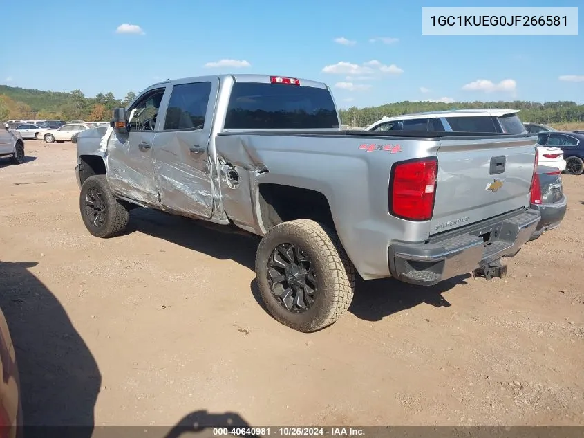 2018 Chevrolet Silverado 2500Hd Wt VIN: 1GC1KUEG0JF266581 Lot: 40640981