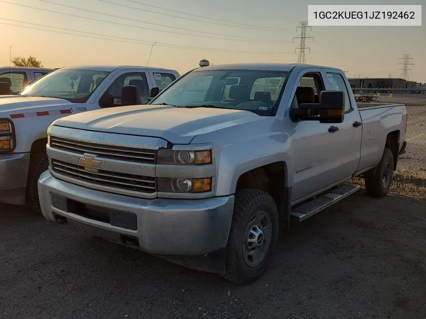 2018 Chevrolet Silverado 2500Hd Wt VIN: 1GC2KUEG1JZ192462 Lot: 40657387