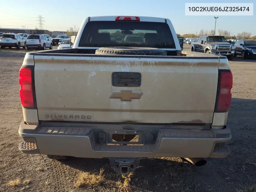 2018 Chevrolet Silverado K2500 Heavy Duty VIN: 1GC2KUEG6JZ325474 Lot: 40658696