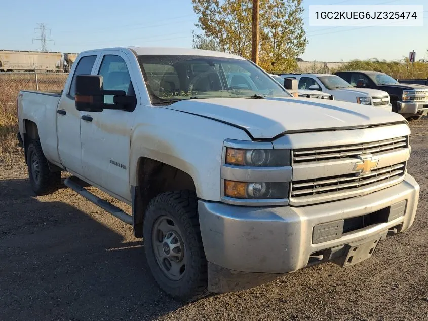 2018 Chevrolet Silverado K2500 Heavy Duty VIN: 1GC2KUEG6JZ325474 Lot: 40658696