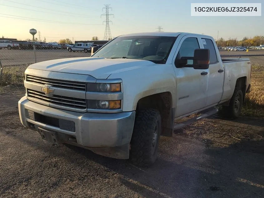 2018 Chevrolet Silverado K2500 Heavy Duty VIN: 1GC2KUEG6JZ325474 Lot: 40658696