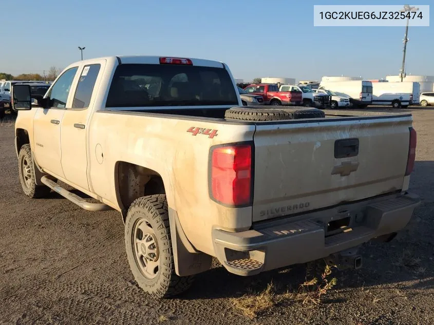 2018 Chevrolet Silverado K2500 Heavy Duty VIN: 1GC2KUEG6JZ325474 Lot: 40658696