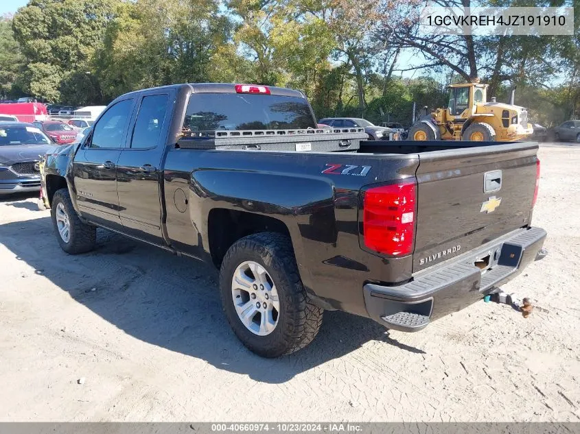 2018 Chevrolet Silverado 1500 2Lt VIN: 1GCVKREH4JZ191910 Lot: 40660974