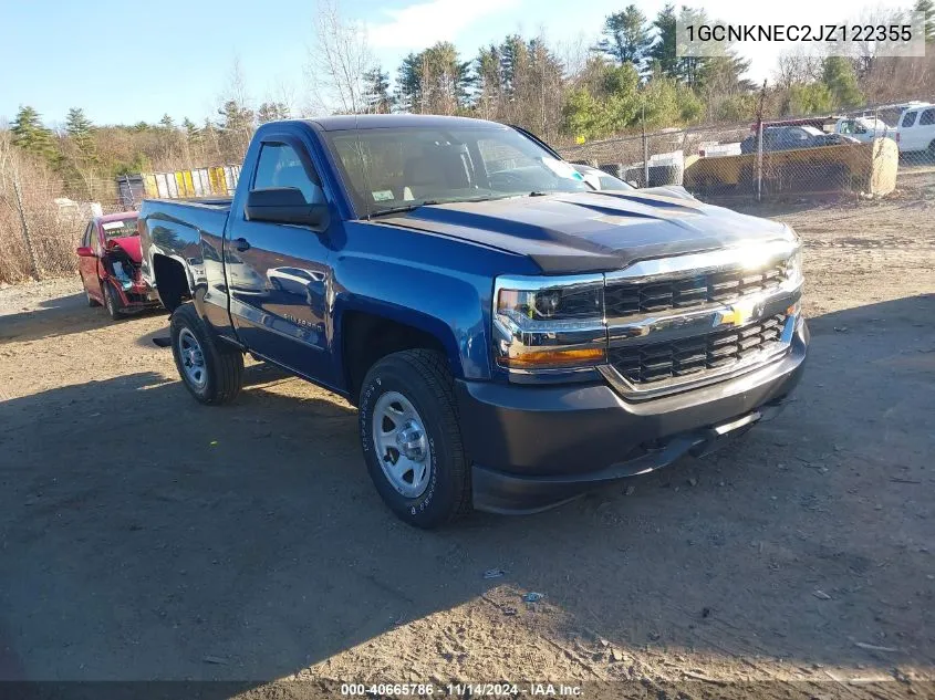 2018 Chevrolet Silverado 1500 Wt VIN: 1GCNKNEC2JZ122355 Lot: 40665786