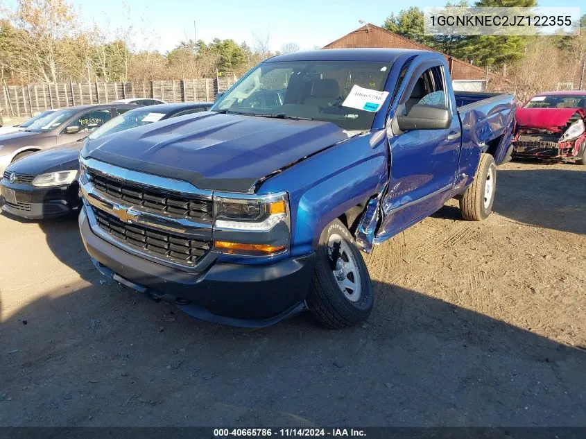 2018 Chevrolet Silverado 1500 Wt VIN: 1GCNKNEC2JZ122355 Lot: 40665786