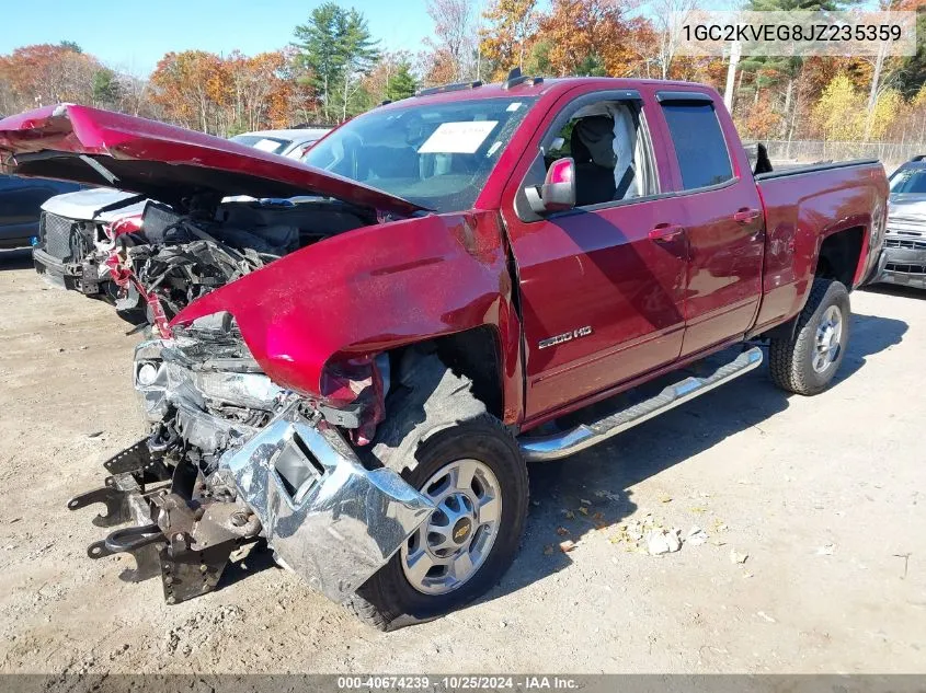 2018 Chevrolet Silverado 2500Hd Lt VIN: 1GC2KVEG8JZ235359 Lot: 40674239