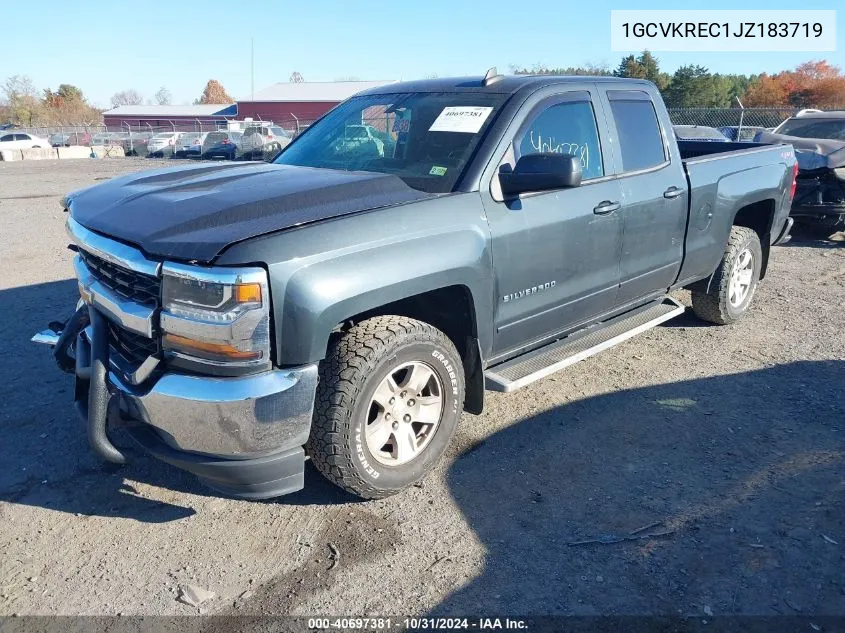 2018 Chevrolet Silverado 1500 1Lt VIN: 1GCVKREC1JZ183719 Lot: 40697381