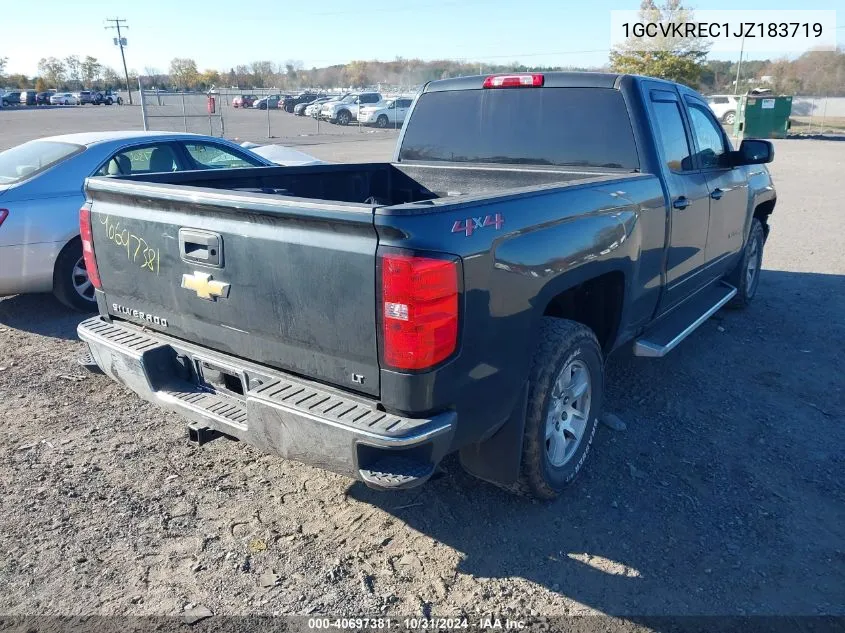 2018 Chevrolet Silverado 1500 1Lt VIN: 1GCVKREC1JZ183719 Lot: 40697381