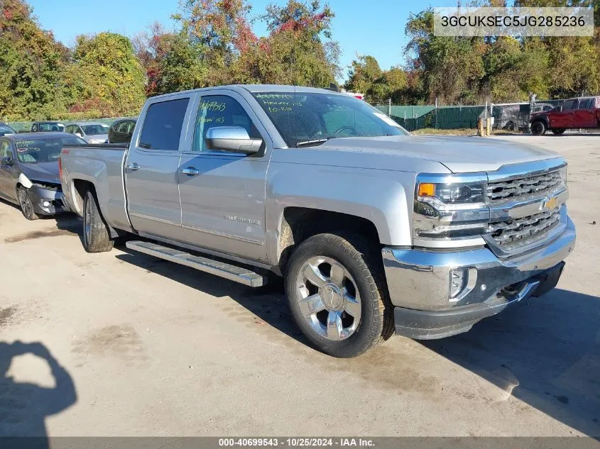 2018 Chevrolet Silverado 1500 1Lz VIN: 3GCUKSEC5JG285236 Lot: 40699543