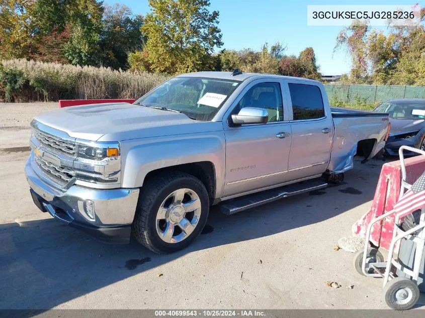 2018 Chevrolet Silverado 1500 1Lz VIN: 3GCUKSEC5JG285236 Lot: 40699543