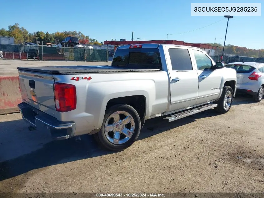 2018 Chevrolet Silverado 1500 1Lz VIN: 3GCUKSEC5JG285236 Lot: 40699543