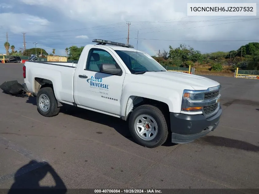 2018 Chevrolet Silverado 1500 Wt VIN: 1GCNCNEH6JZ207532 Lot: 40706084